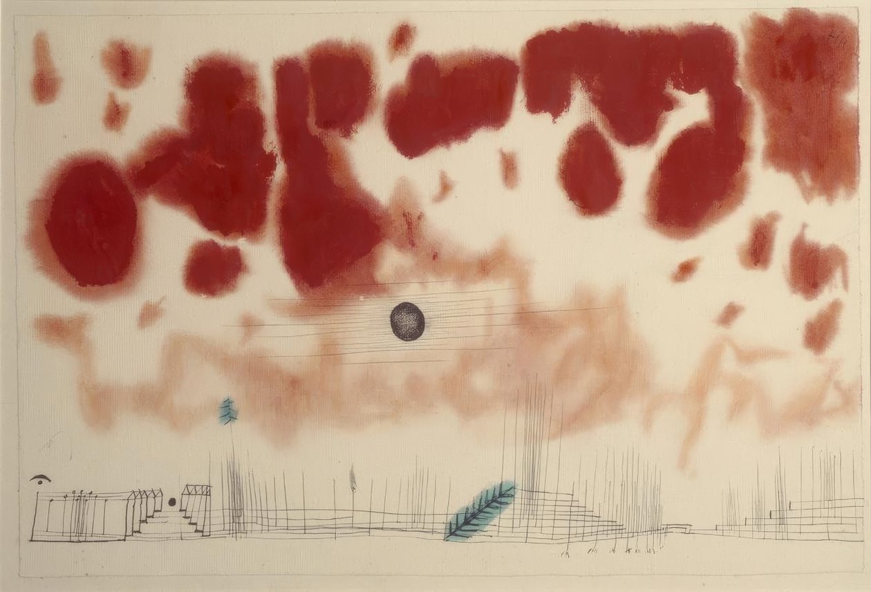 Nublado sobre o boro de Paul Klee