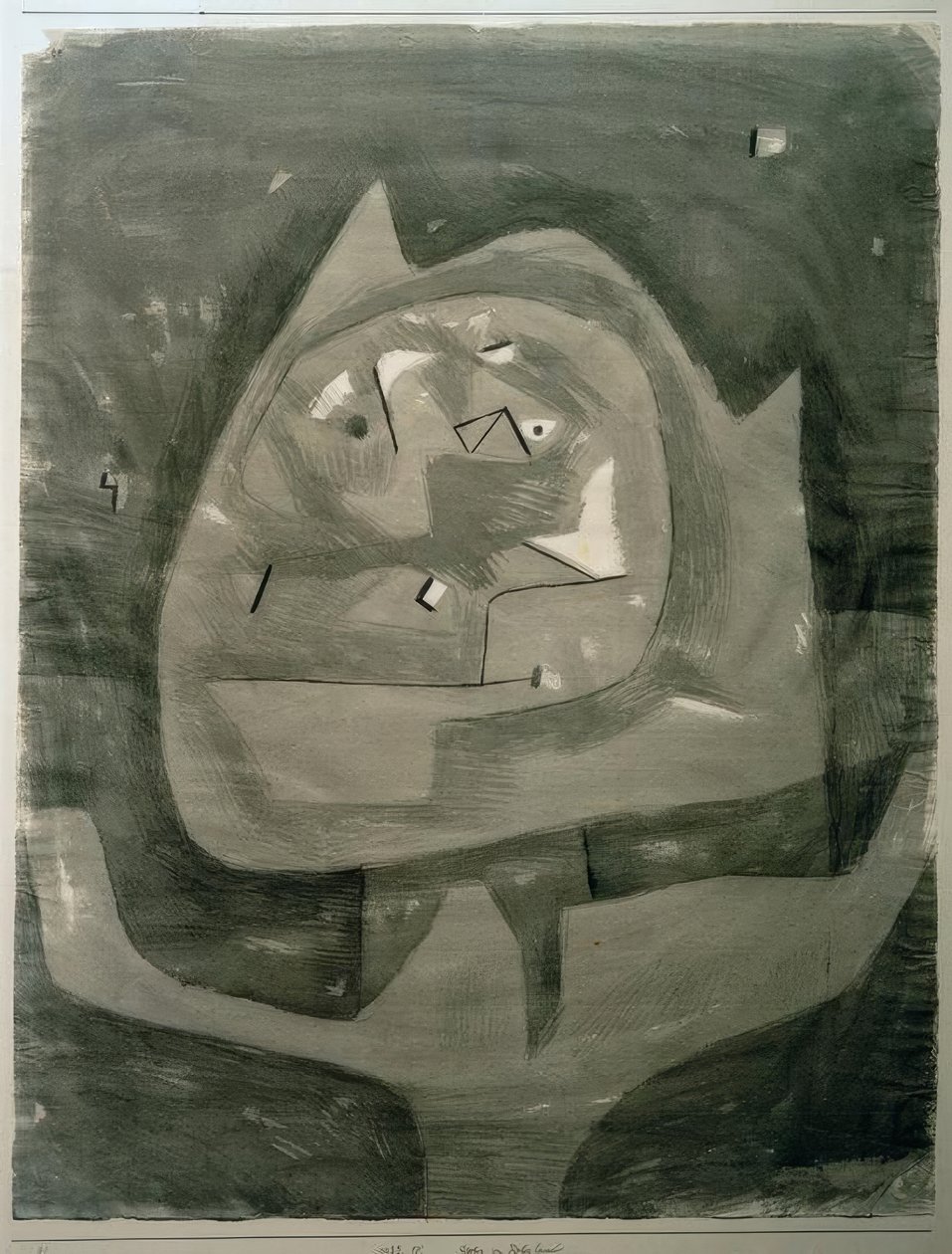 Götze em Fieberland de Paul Klee
