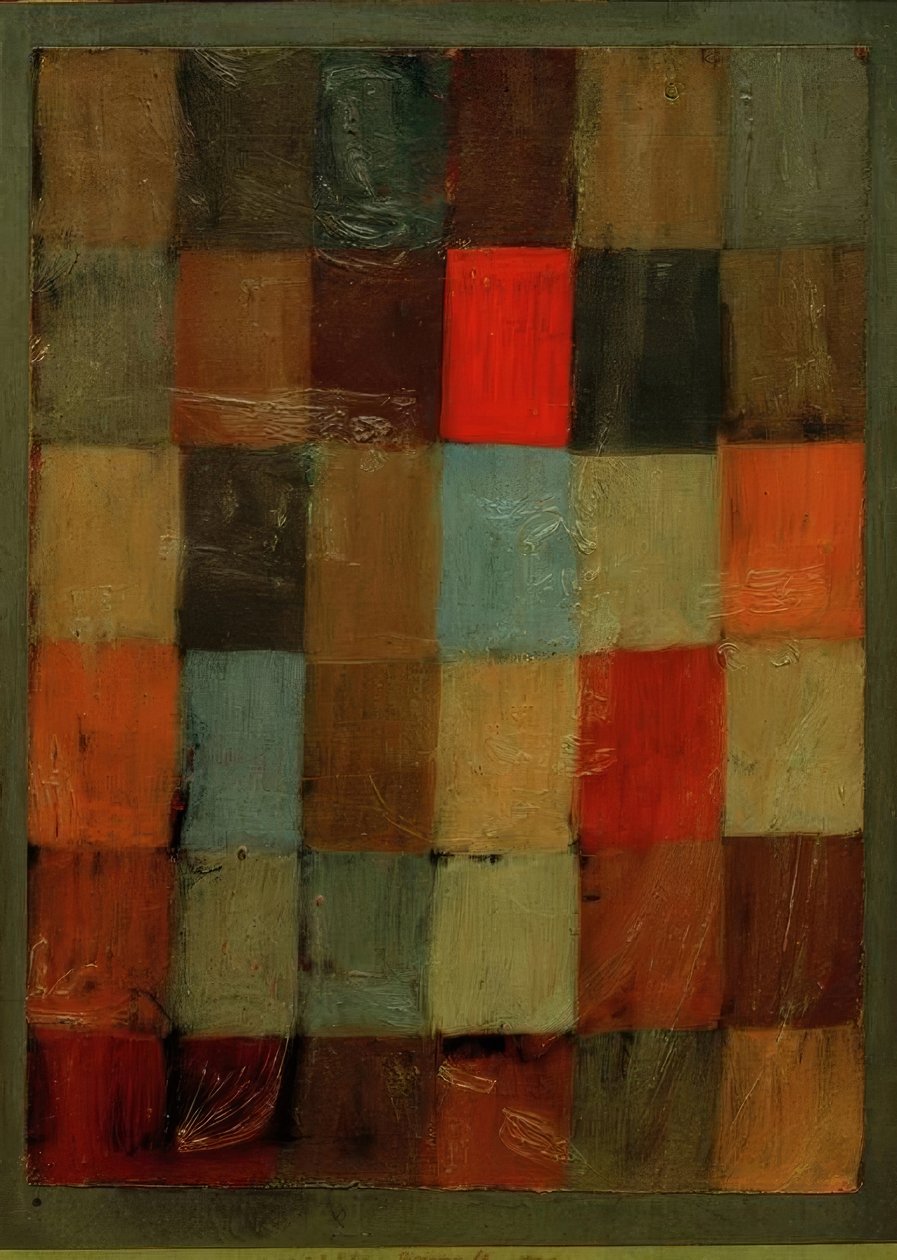 Harmonia azul = laranja de Paul Klee