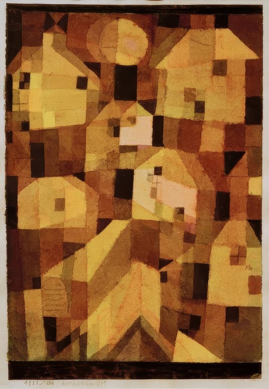 Lugar outonal de Paul Klee