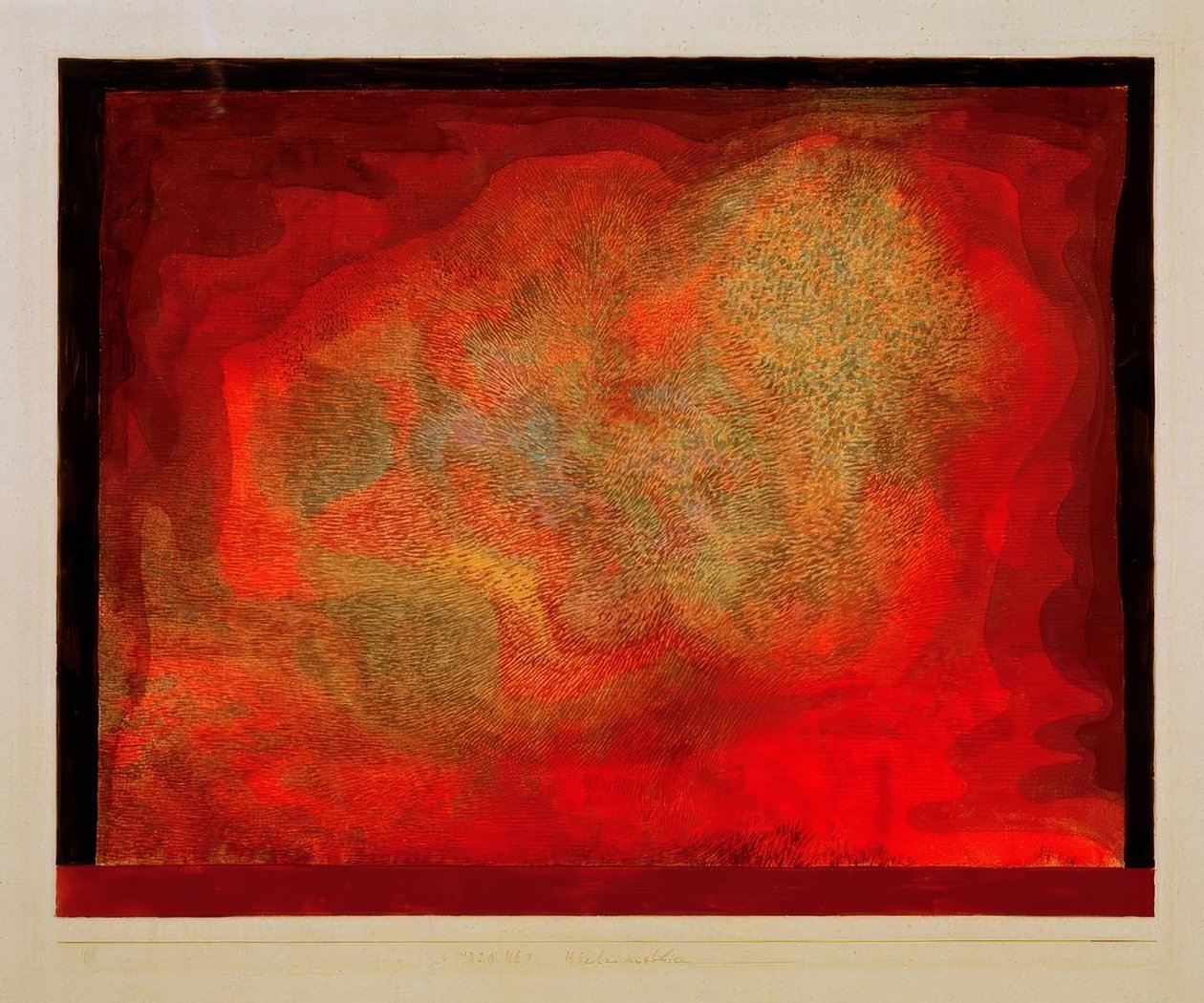 Vista da caverna de Paul Klee