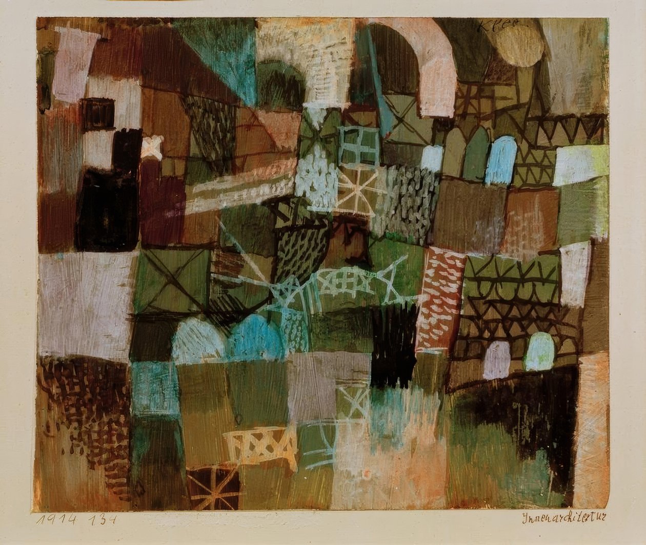 design de interiores de Paul Klee
