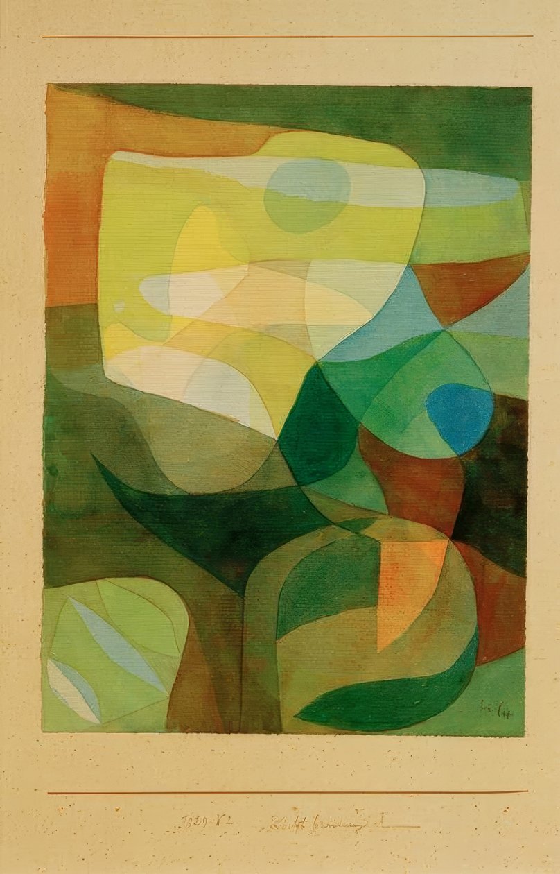 Difusão da luz I de Paul Klee