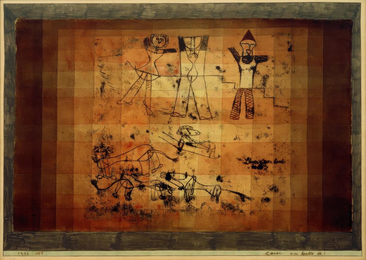 Leões, observe-os! de Paul Klee