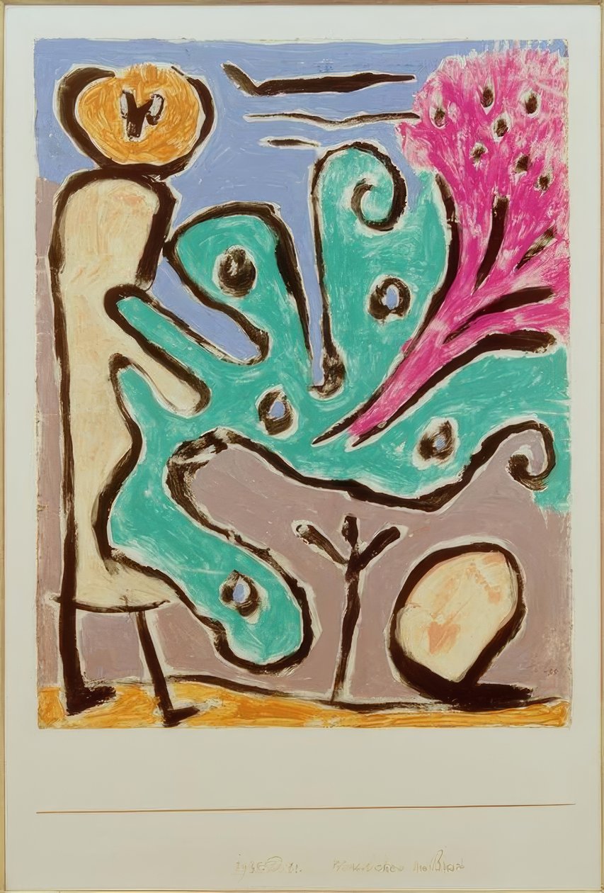 Garota no mato de Paul Klee