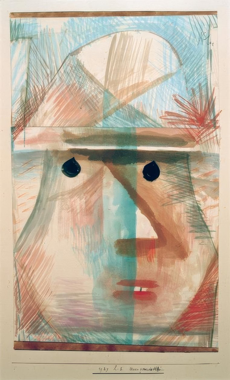 Máscara velha estranha de Paul Klee