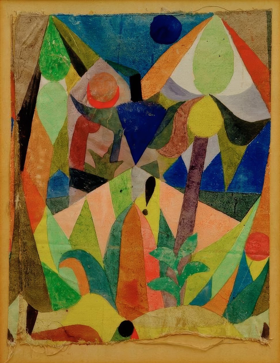 Paisagem tropical suave de Paul Klee