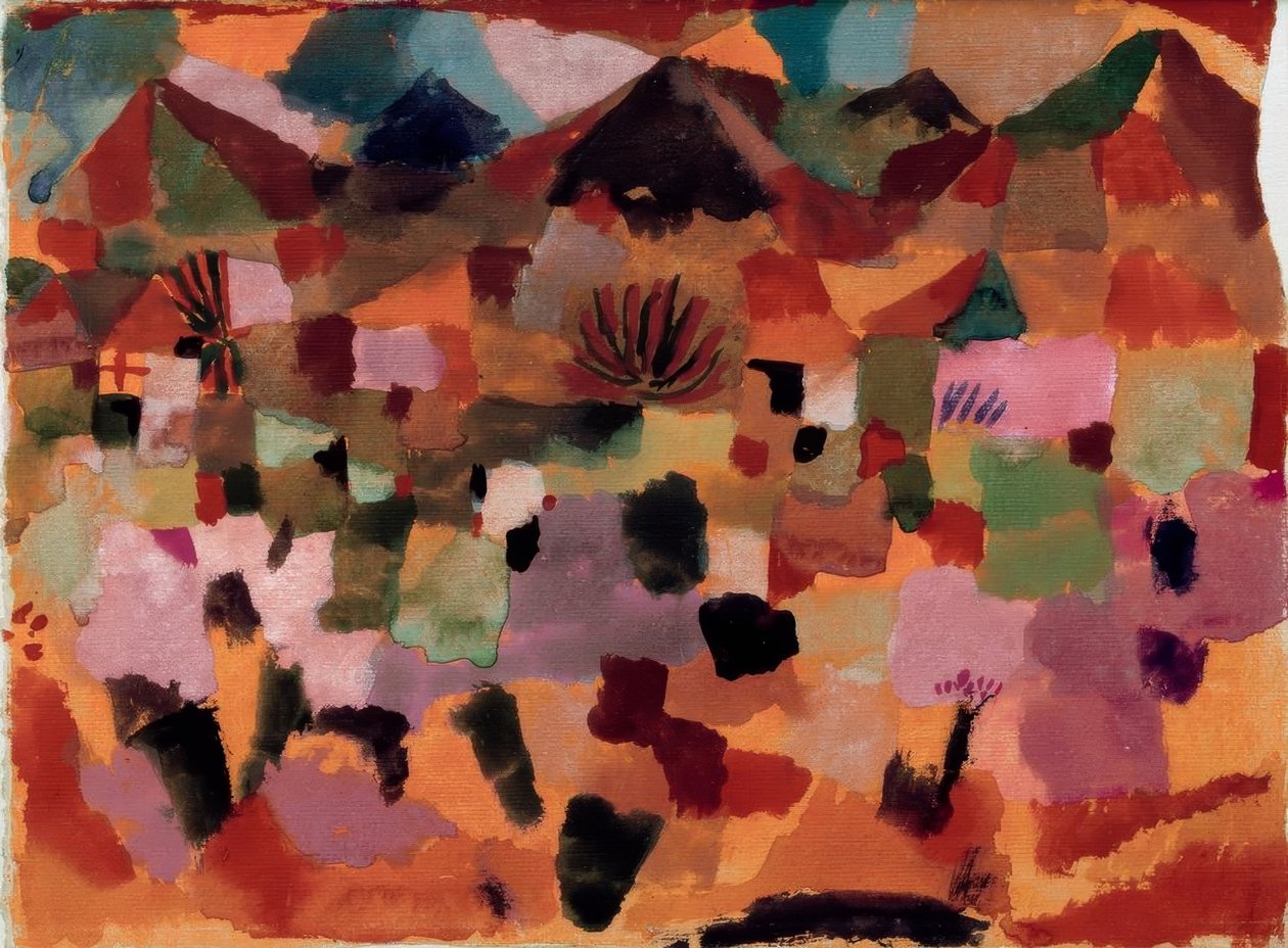 Com a cordilheira de Paul Klee