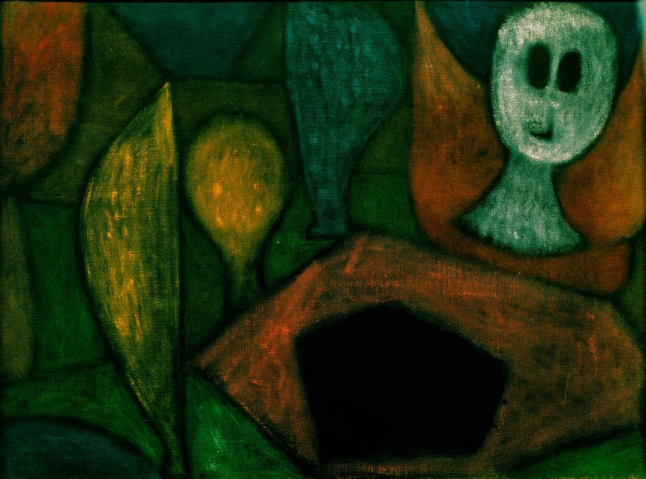 Sem título (O anjo da morte) de Paul Klee