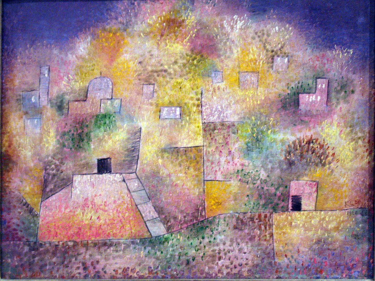 Jardim prazer oriental de Paul Klee
