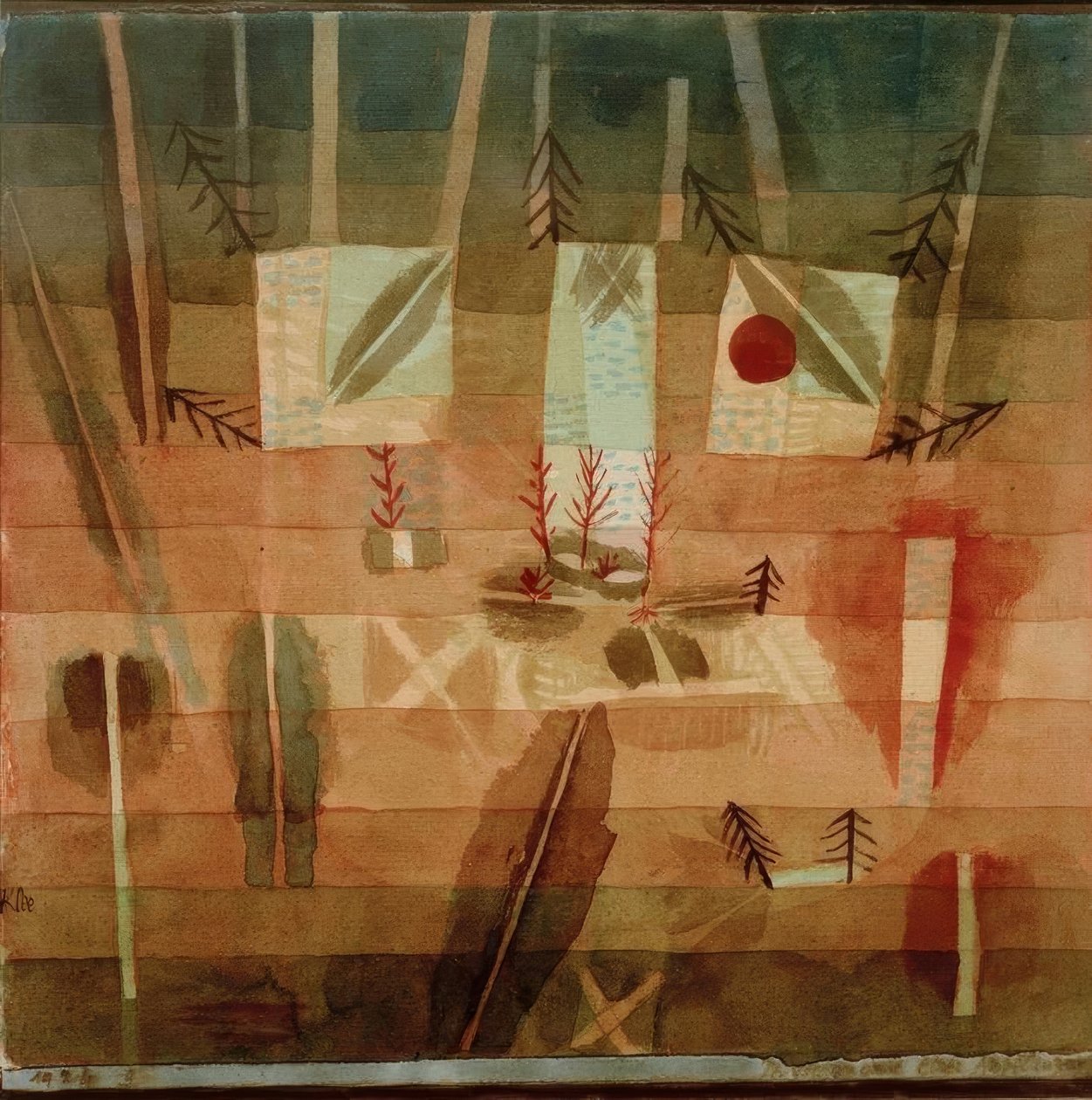 Fisionomia de um plantio de Paul Klee