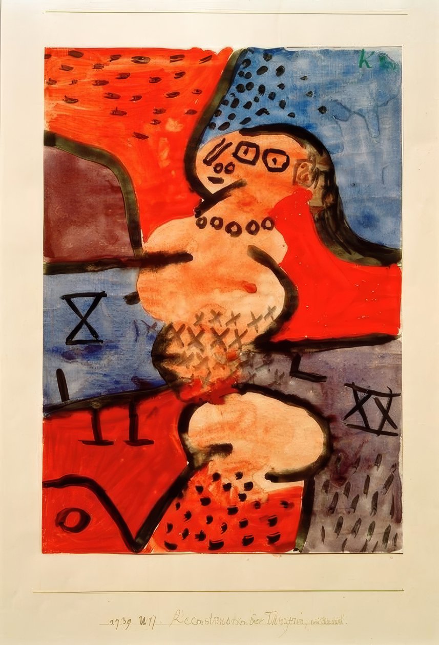 Reconstrução de uma dançarina, uma tentativa de Paul Klee