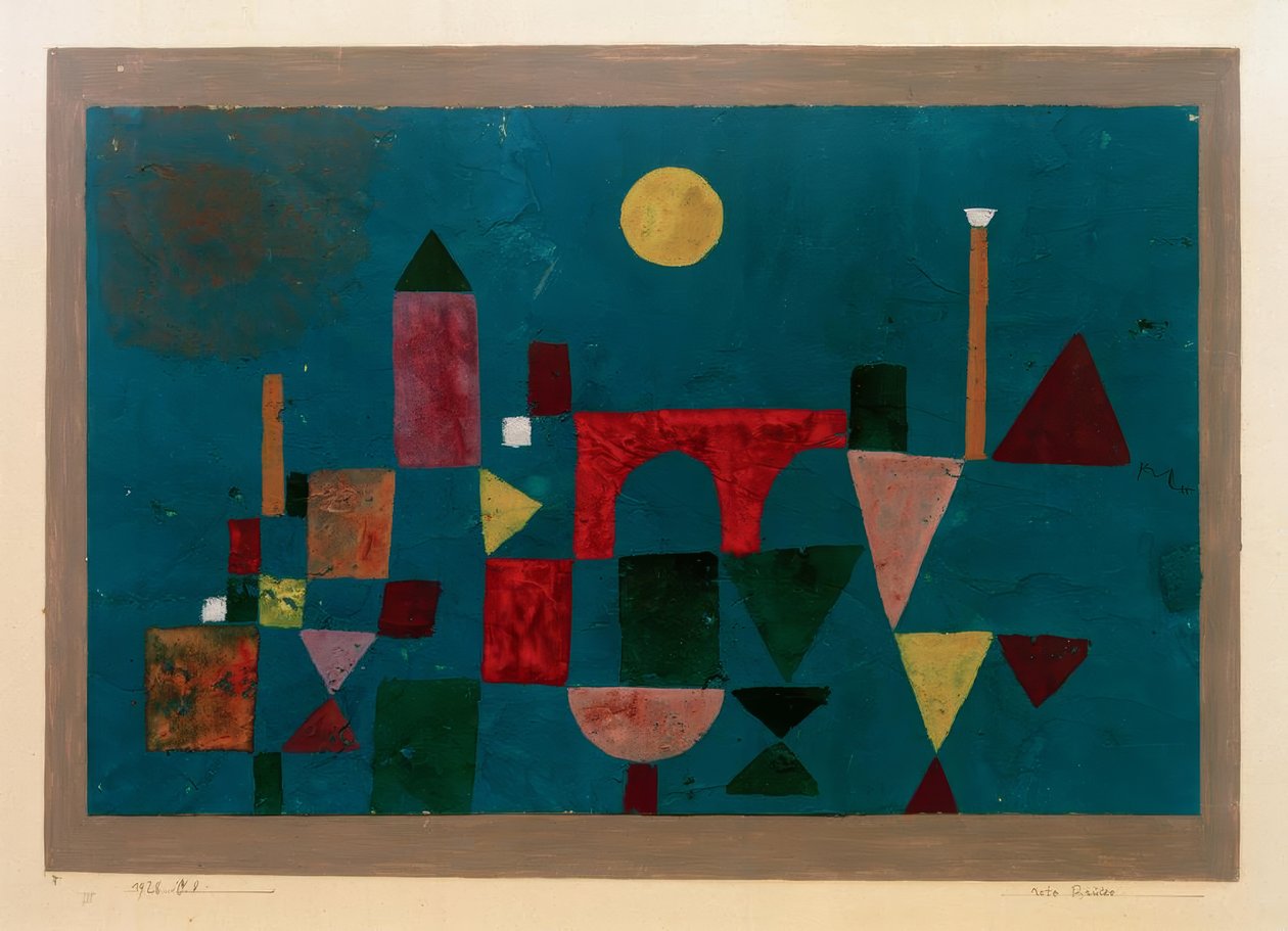 Ponte vermelha de Paul Klee