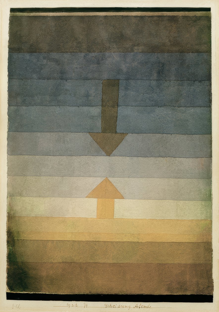 Divórcio à noite de Paul Klee