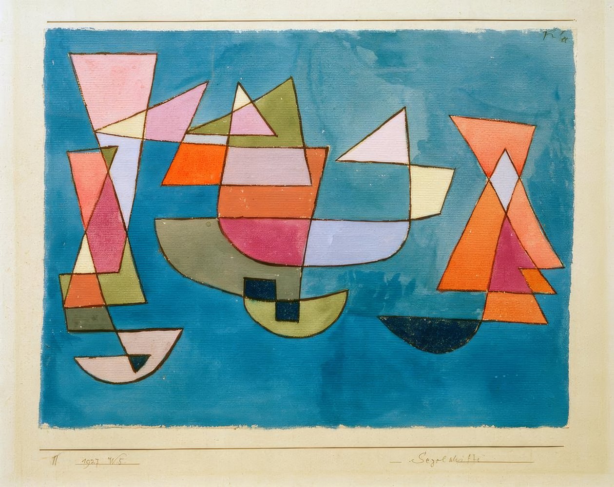 veleiros de Paul Klee