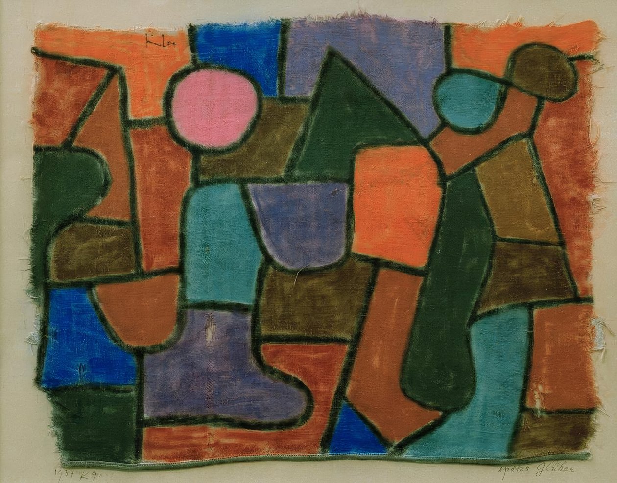 Brilho tardio de Paul Klee