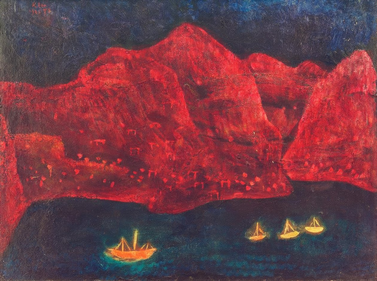 Costa sul à noite de Paul Klee