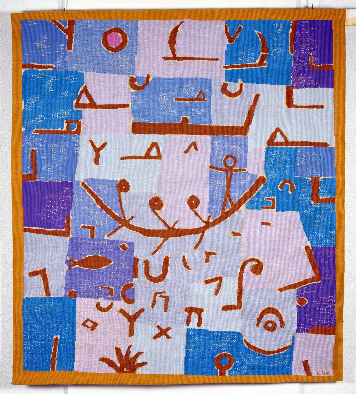 A Lenda do Nilo, de P. Daquin, após um desenho em pastel, 1971 de Paul Klee