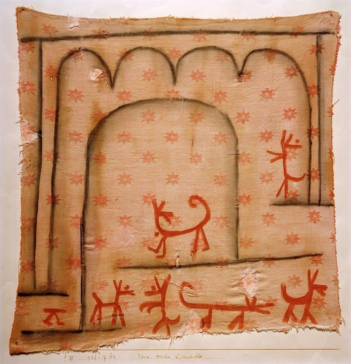 Os animais brincam de comédia de Paul Klee