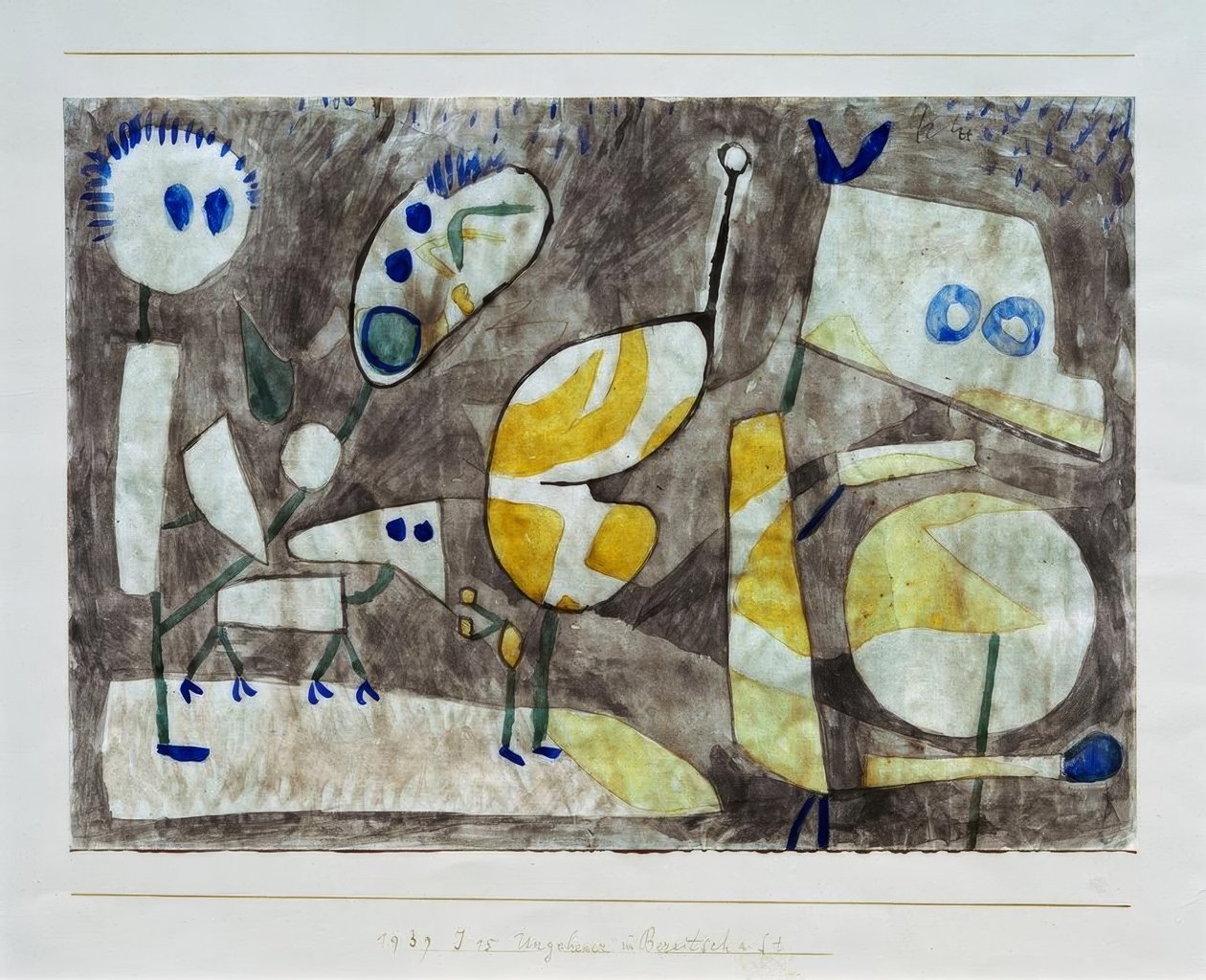Monstro em prontidão de Paul Klee