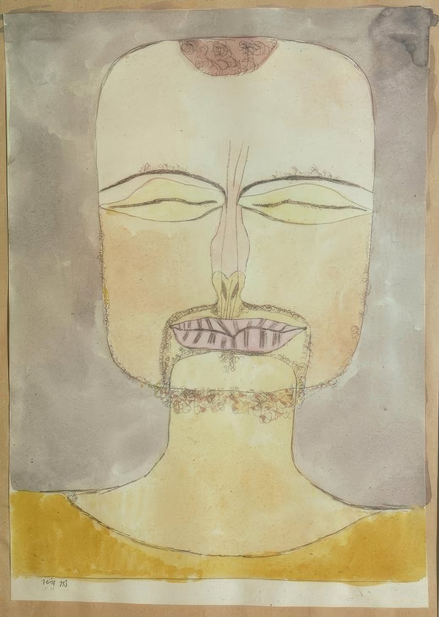 Sunkenness (após o desenho 19-75) de Paul Klee