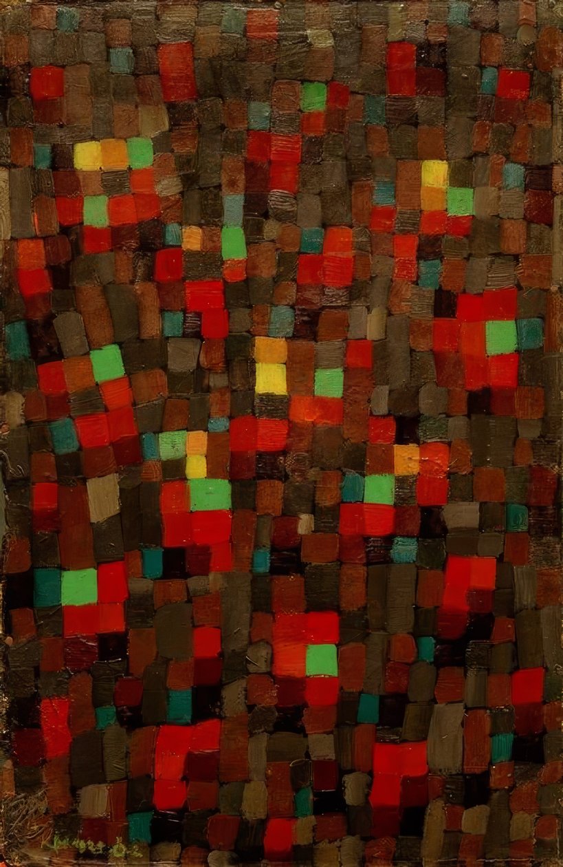 Como uma janela de vidro de Paul Klee