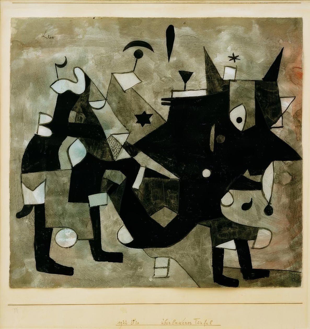 Diabo sobrecarregado de Paul Klee