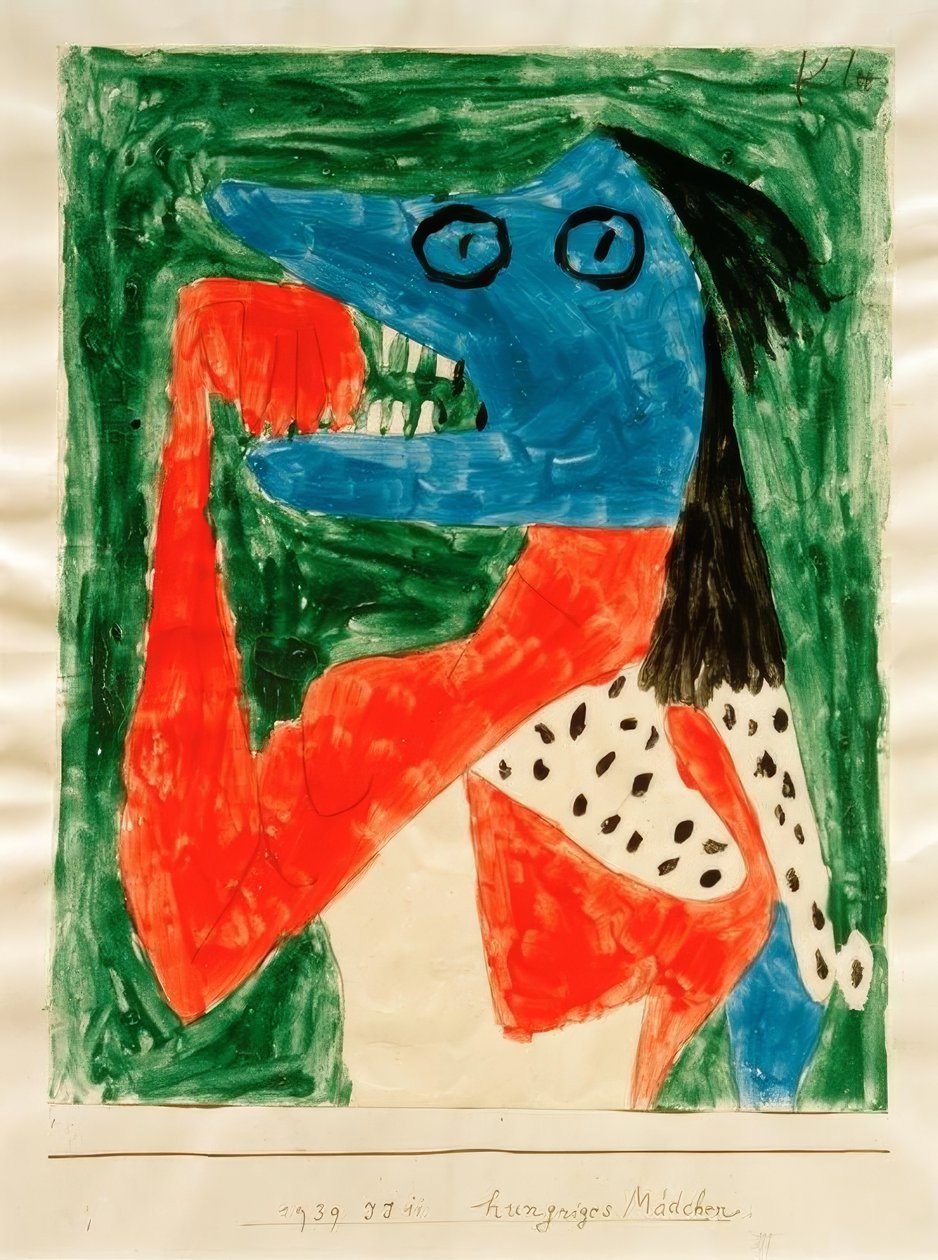 menina com fome de Paul Klee