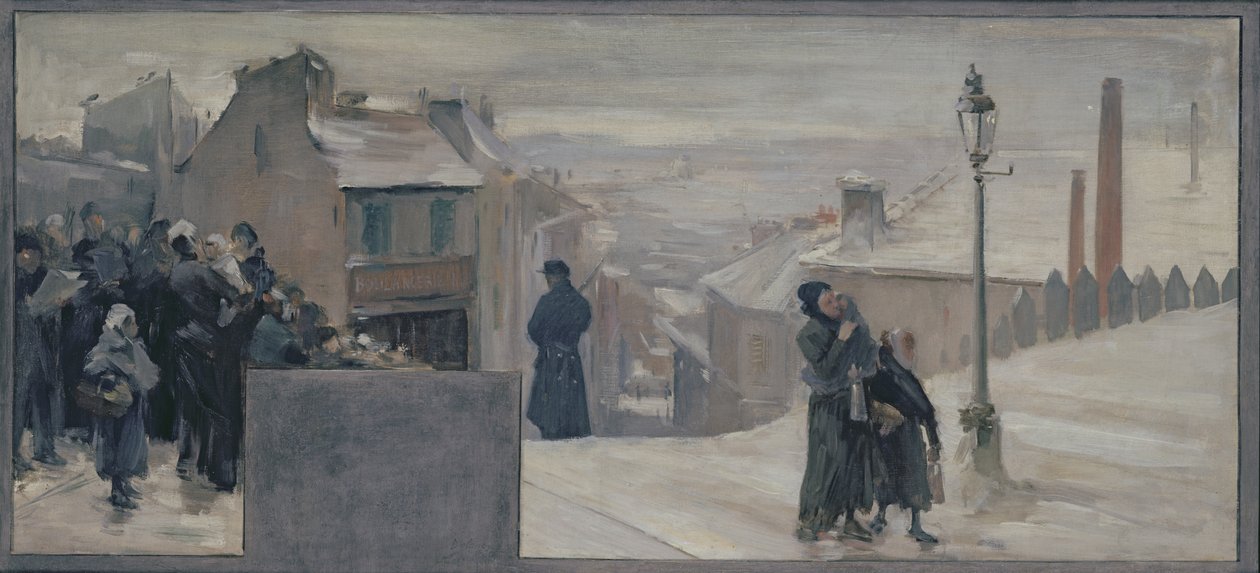 A fome entre 1870-71, 1889 de Paul Louis Delance