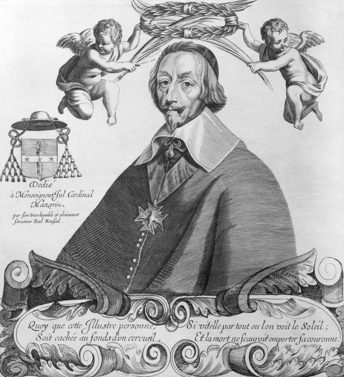 Retrato do Cardeal Richelieu (1585-1642) de Paul Marie Roussel