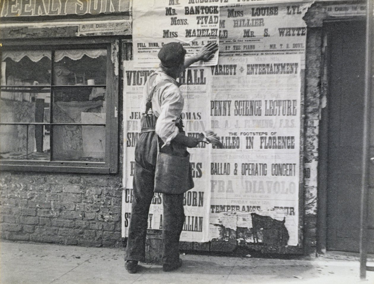Bill Poster-man, Londres, 1894 de Paul Martin