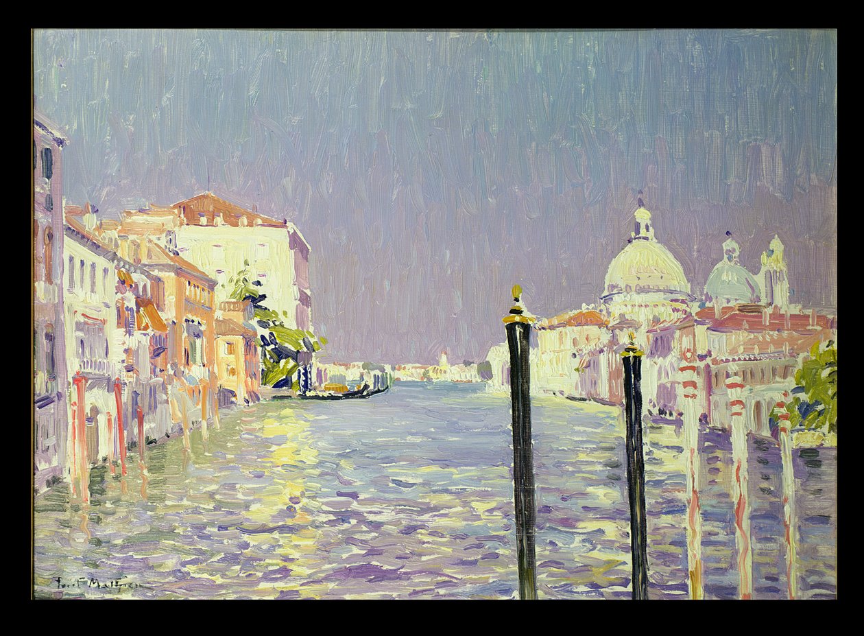 O pequeno canal, veneza de Paul Mathieu