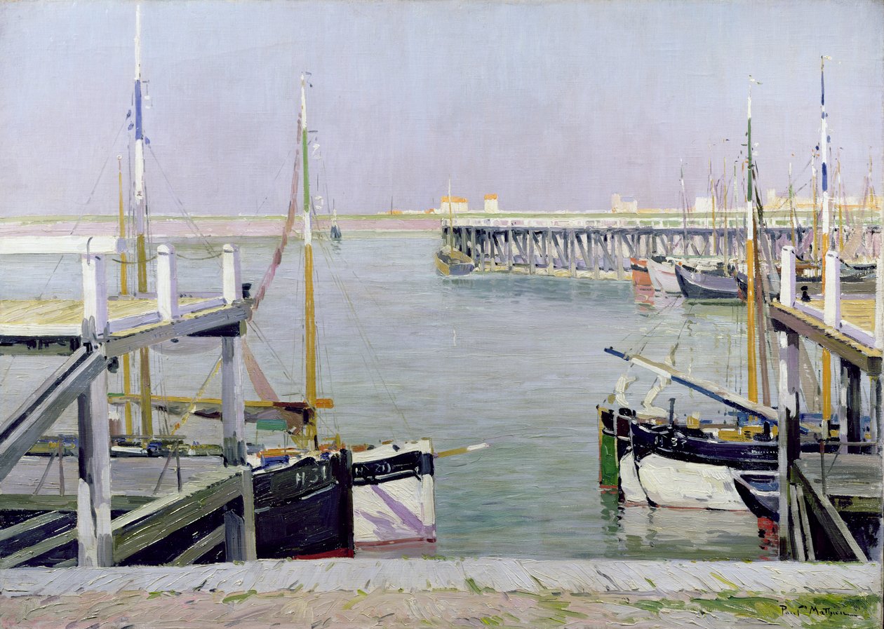 O cais, Zeebrugge de Paul Mathieu