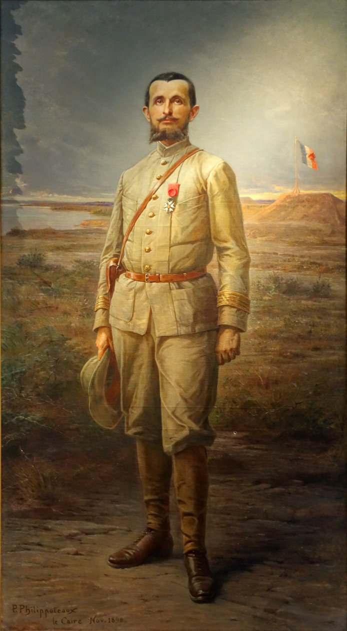 Comandante Marchand na Fachoda, em 1898n de Paul Dominique Philippoteaux