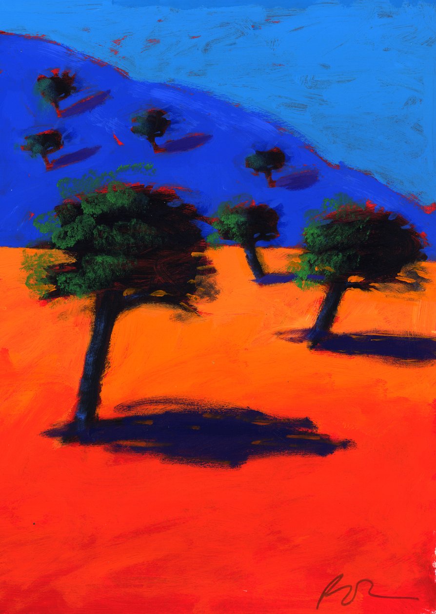Cala Lena, 2007 (acrílico a bordo) de Paul Powis
