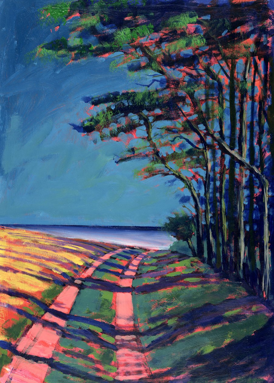 Devon (acrílico no cartão) de Paul Powis