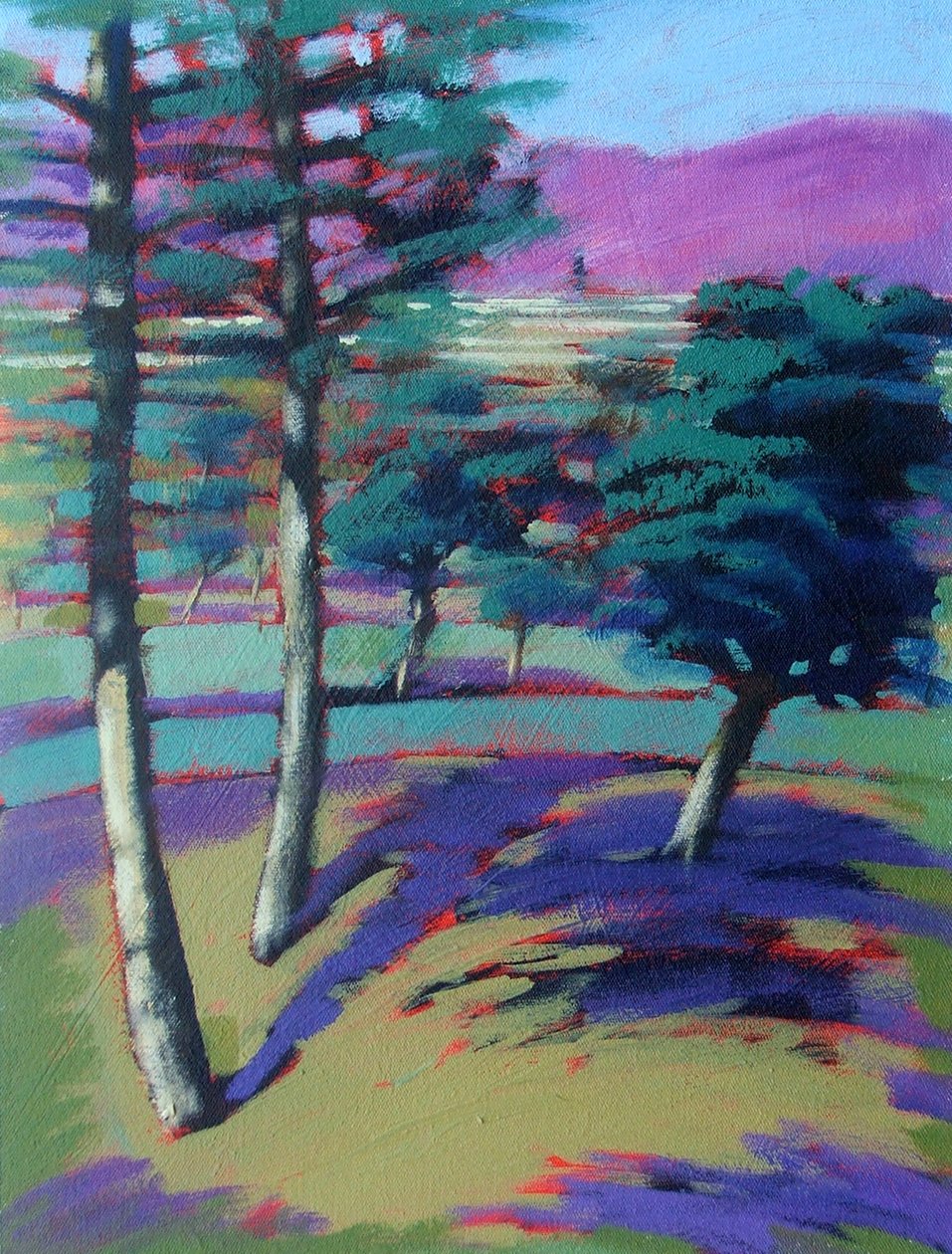 Tarde ensolarada (acrílico sobre tela) de Paul Powis
