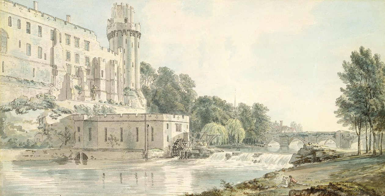 Torre de César, Castelo de Warwick de Paul Sandby