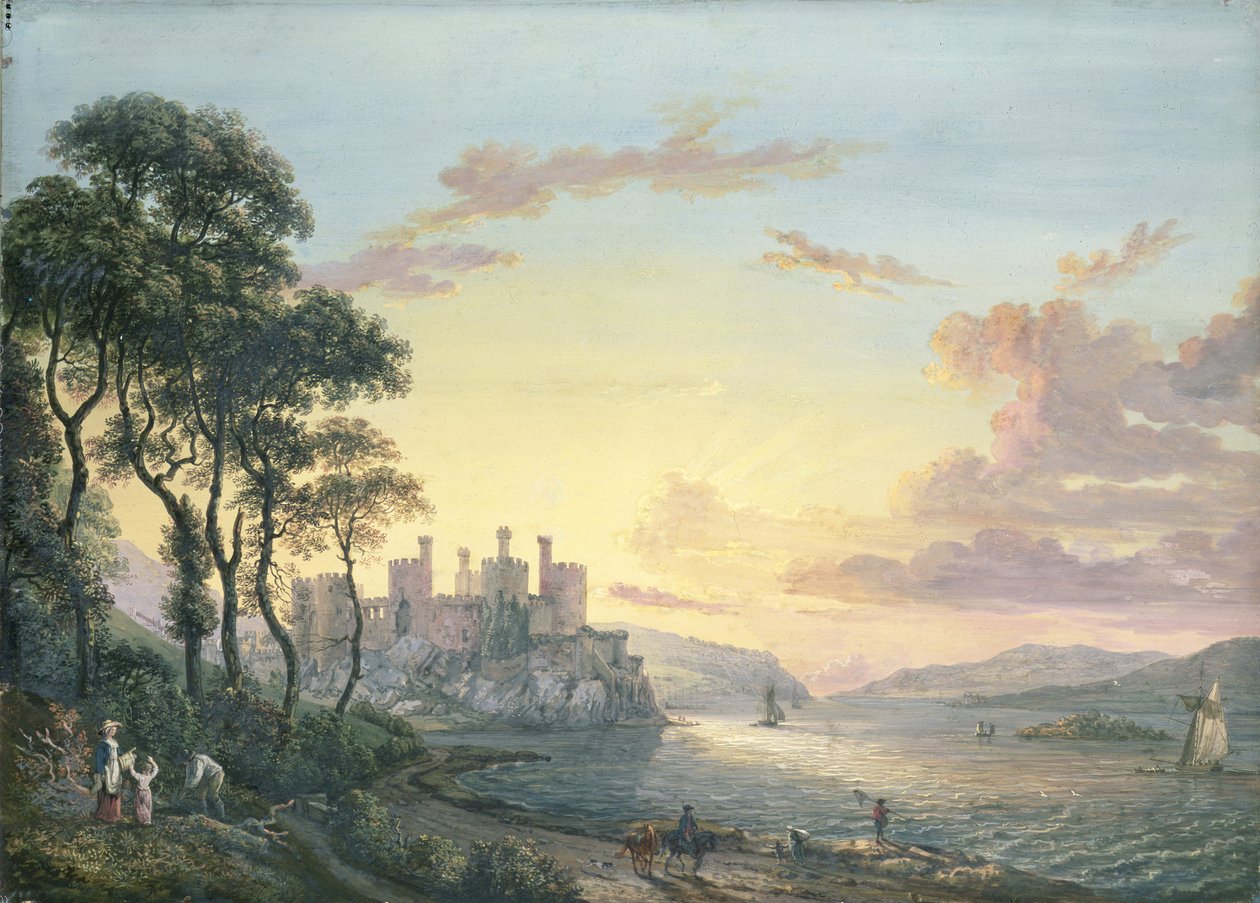 Castelo de Conway de Paul Sandby