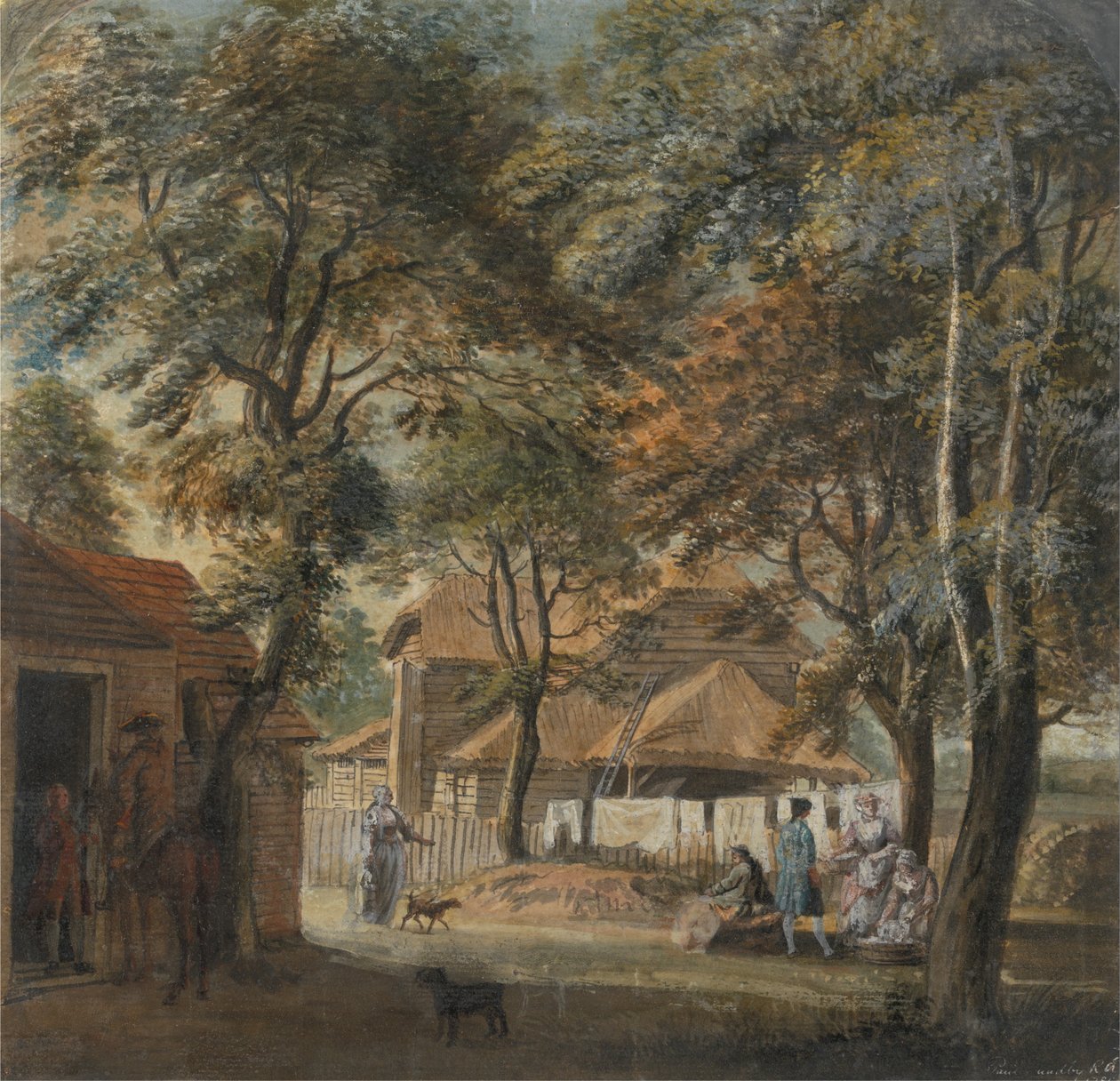 Casa no meio do caminho, Sadlers Wells de Paul Sandby