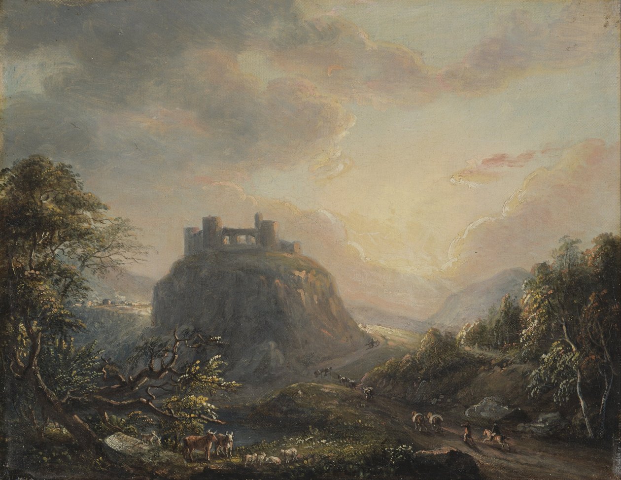 Paisagem com um castelo de Paul Sandby