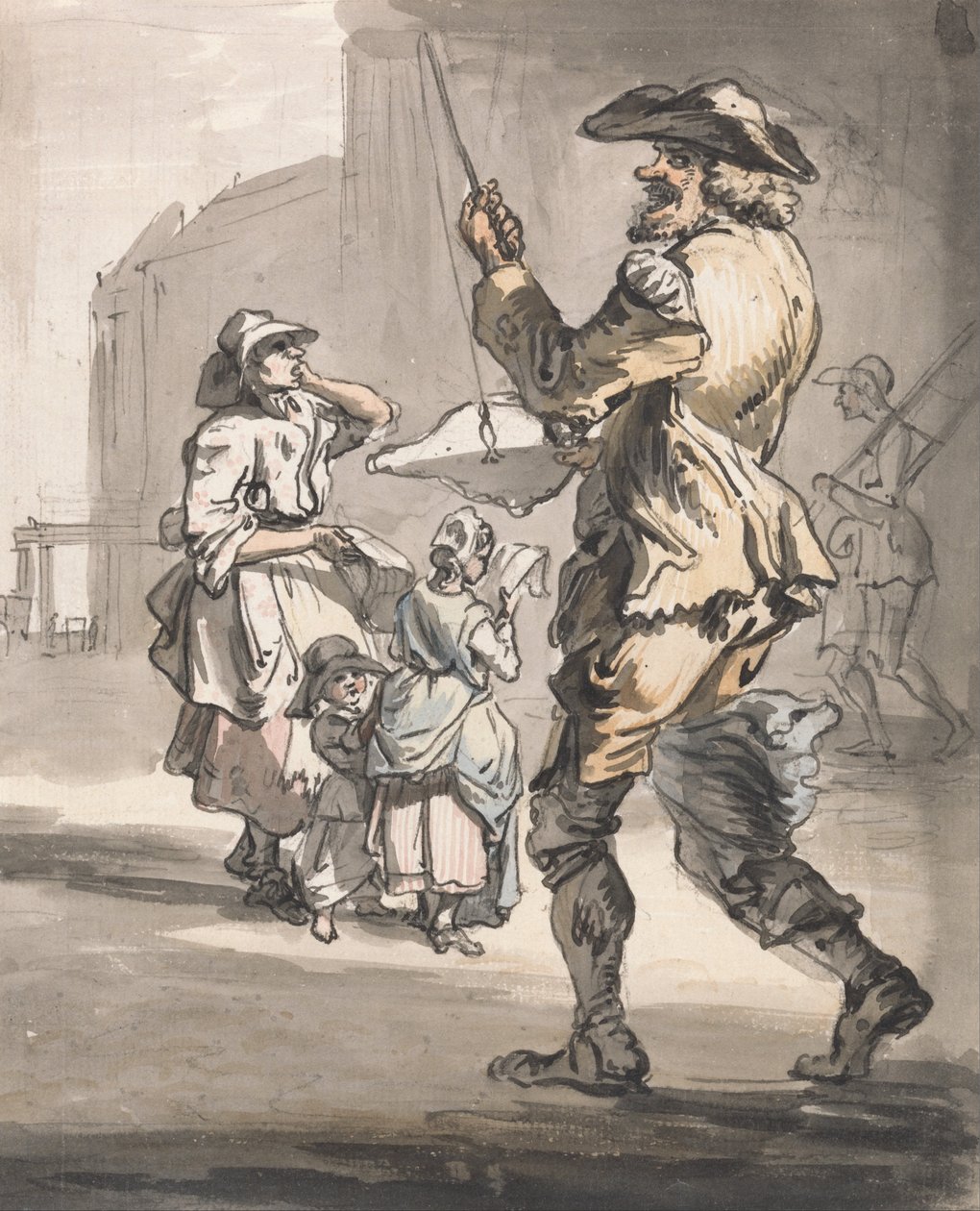 London Cries- Diversão em Diversão de Paul Sandby