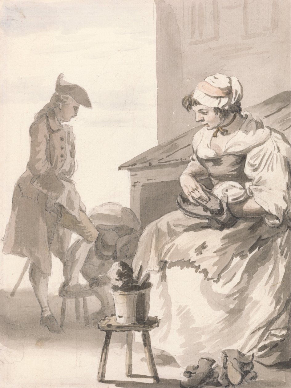 Londres Cries-Shoe Cleaner de Paul Sandby