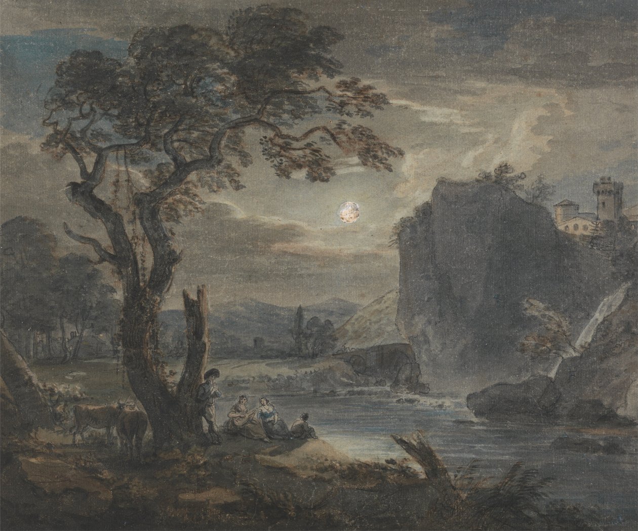 Música ao luar de Paul Sandby