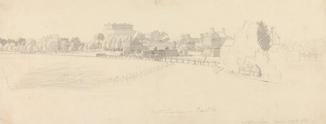 Nottingham Castle de Paul Sandby
