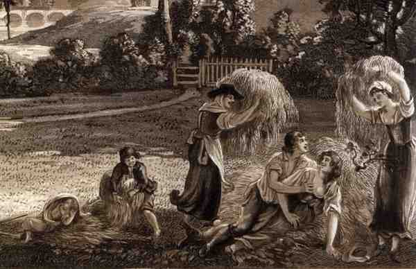 Parte da cidade e Castelo de Ludlow em Shropshire, gravado pelo artista, publicado por P. Sandby, 1779 (detalhe digital) de Paul Sandby