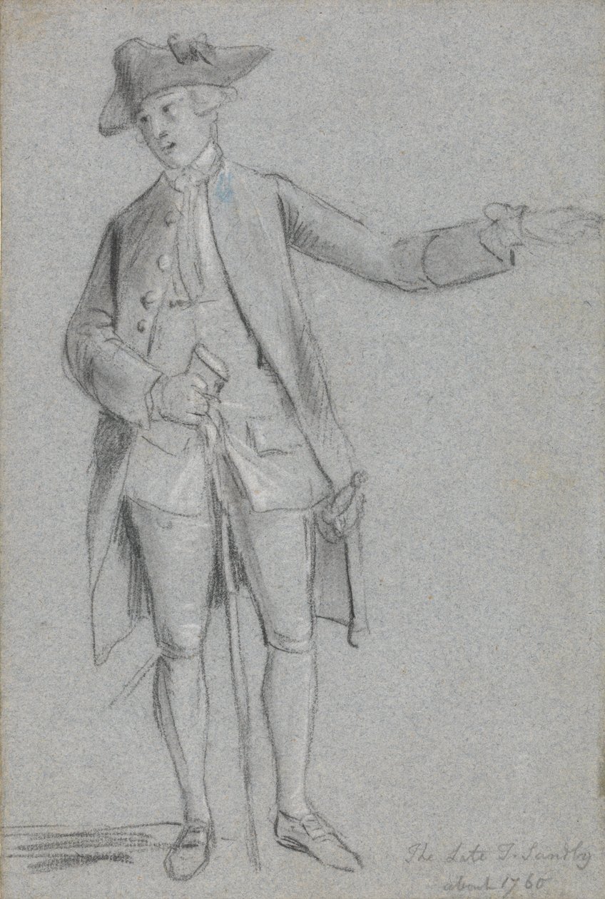 Retrato de Thomas Sandby, RA, o irmão de artistas de Paul Sandby