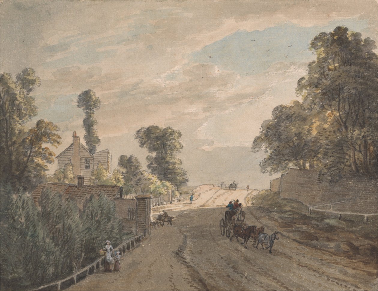 A Bayswater Turnpike de Paul Sandby