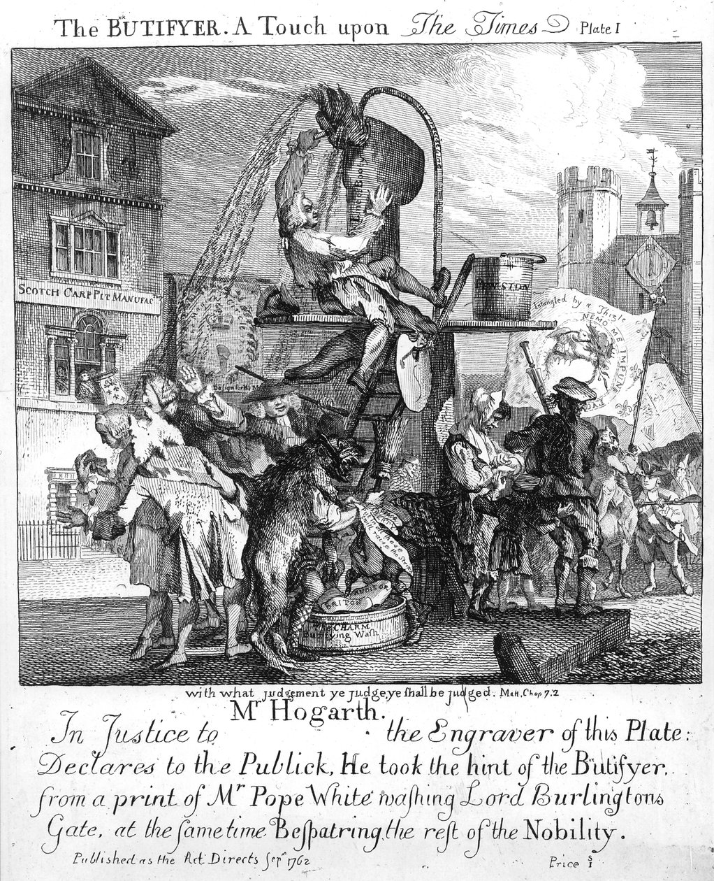 O Butifyer, um toque sobre os tempos, 1762 de Paul Sandby