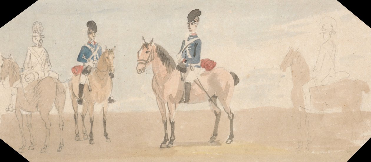 The Light Dragoons de Paul Sandby
